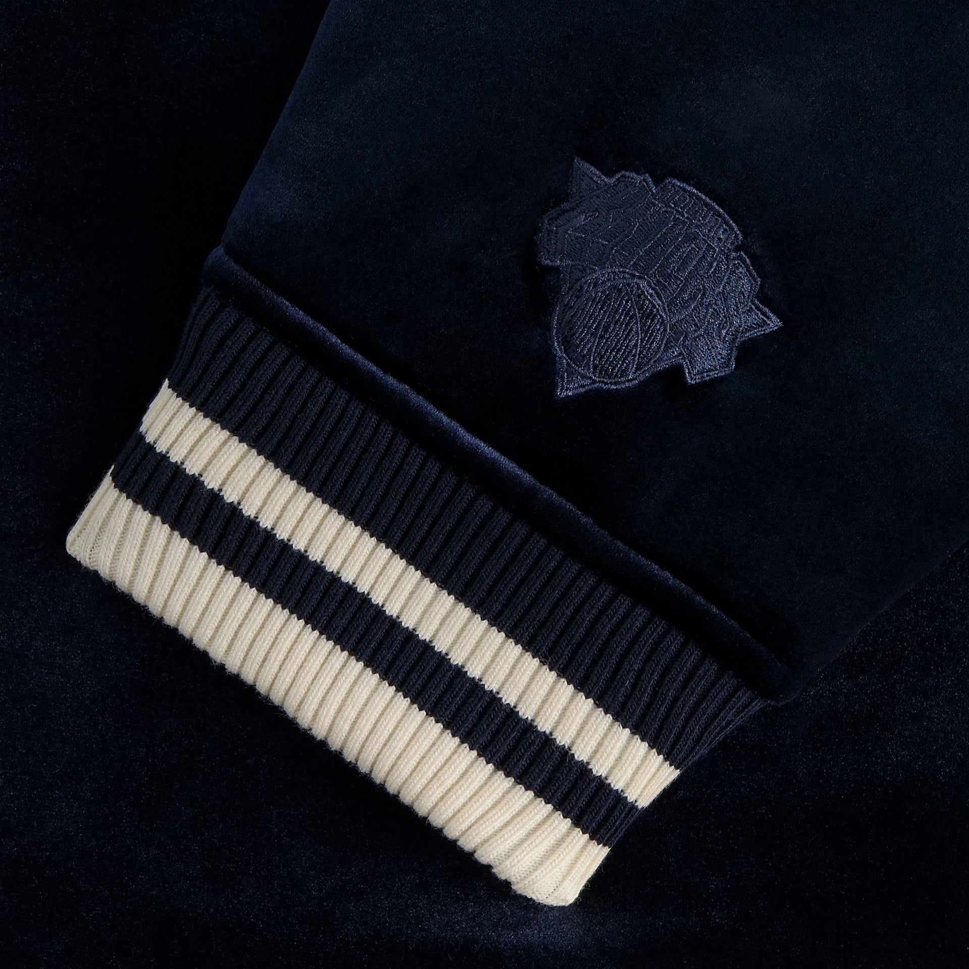 Kith for the New York Knicks Velour Track Jacket - Nocturnal