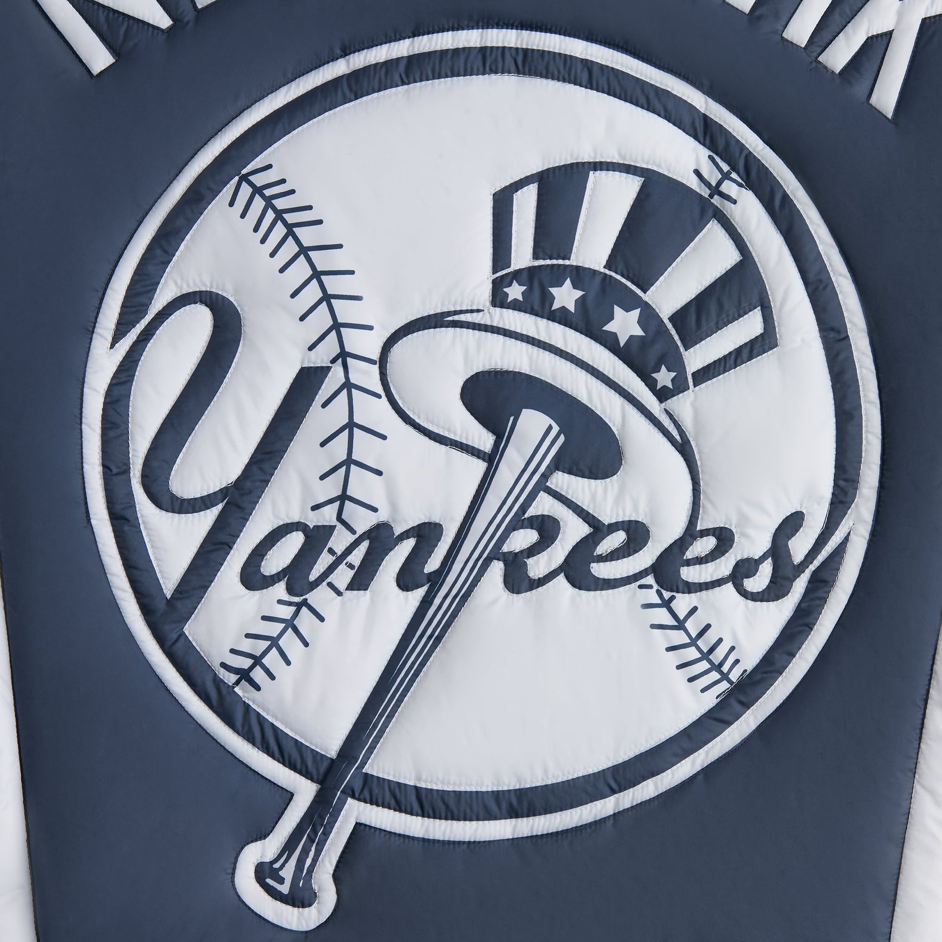 Kith for the New York Yankees Zip Brixton Puffed Shirt Jacket - Statue - PH