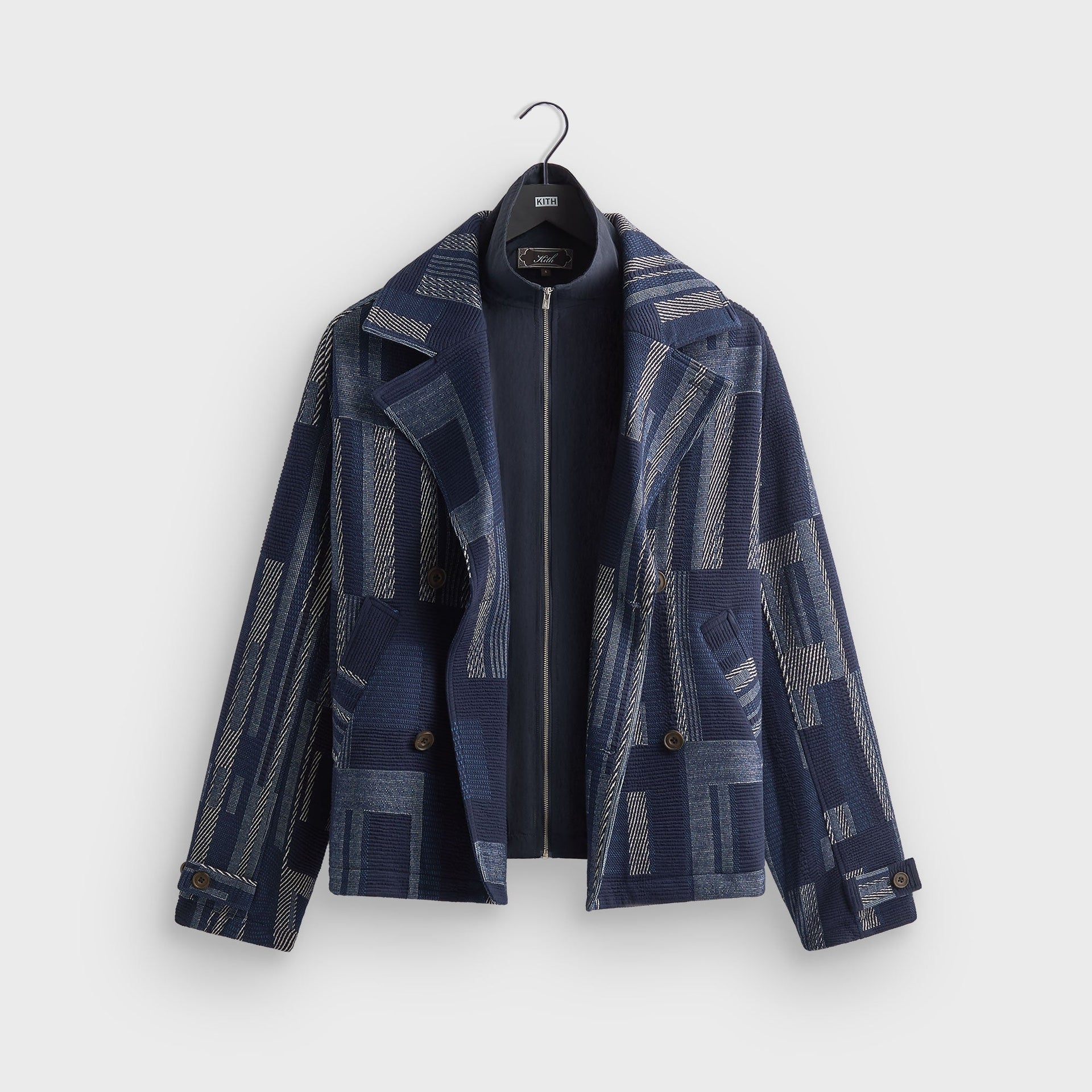 Kith Everett Cropped Moto Trench - Nocturnal - PH