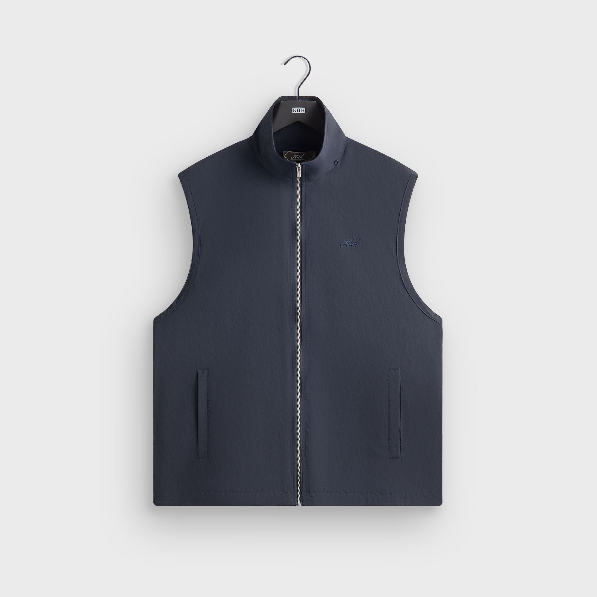 Kith Everett Cropped Moto Trench - Nocturnal – Kith Canada