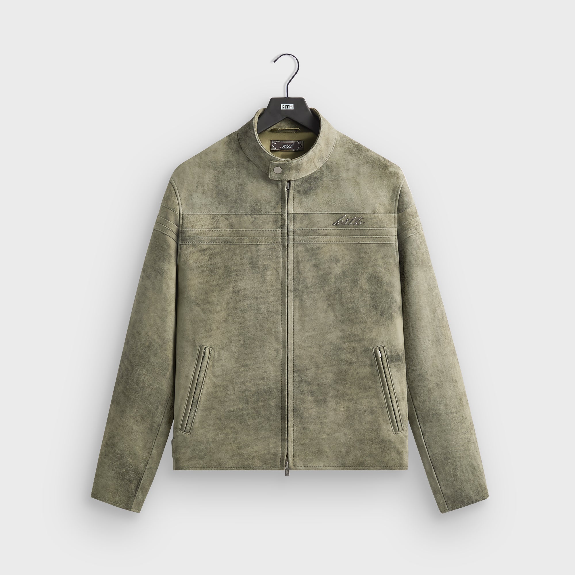 Kith Washed Suede Rossi Moto Jacket - Flagstaff – Kith Canada