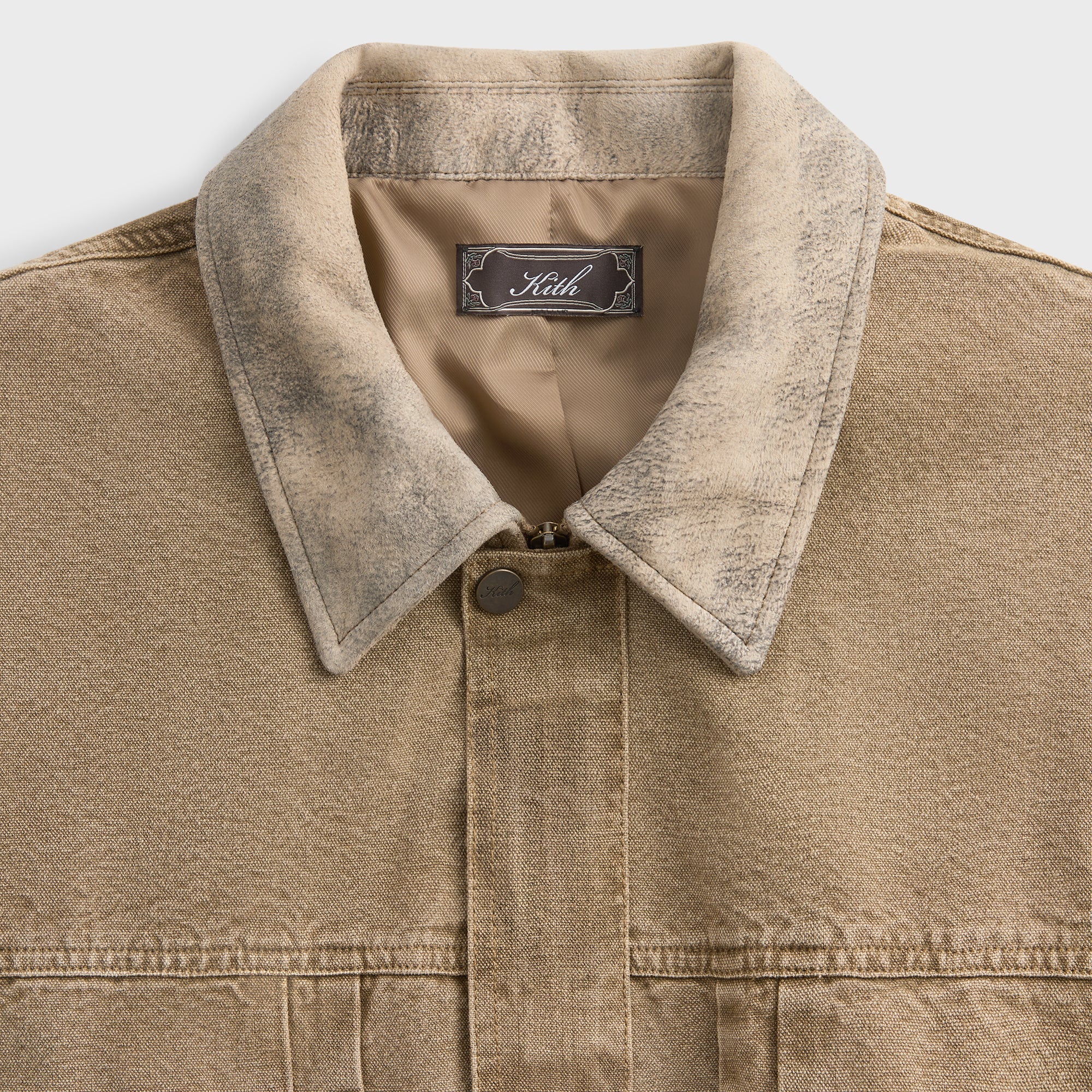 Kith Washed Canvas Ariel Blouson Jacket - Sandalwood – Kith Canada
