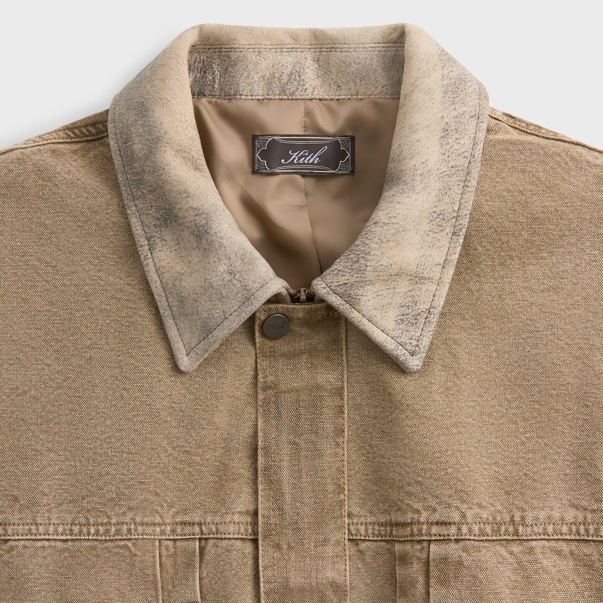 Kith Washed Canvas Ariel Blouson Jacket - Sandalwood - PH