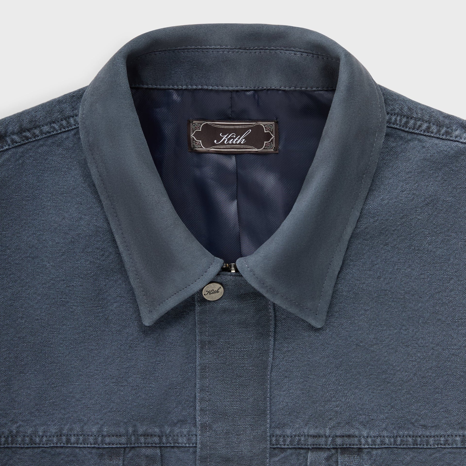 Kith Washed Canvas Ariel Blouson Jacket - Placid - PH