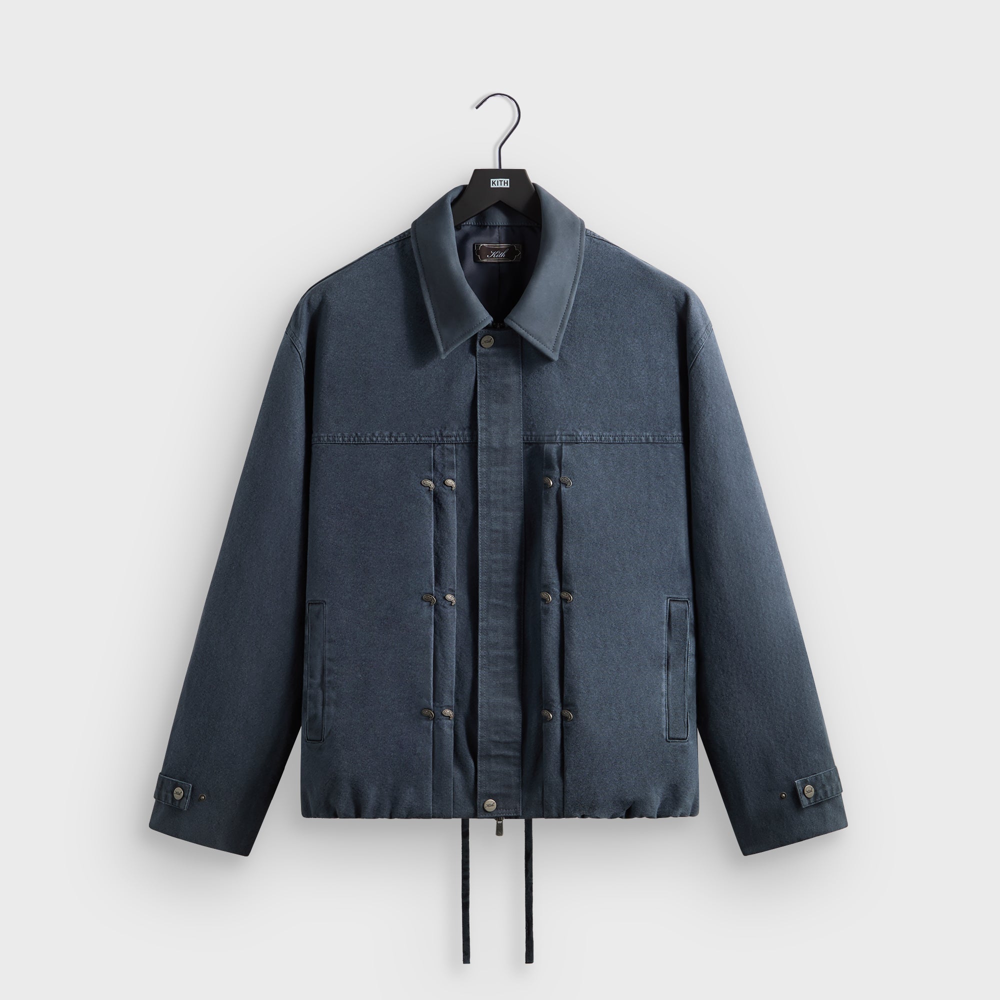 Kith コットンジャケット Kith Washed Canvas Ariel Blouson Jacket - Placid – Kith Canada