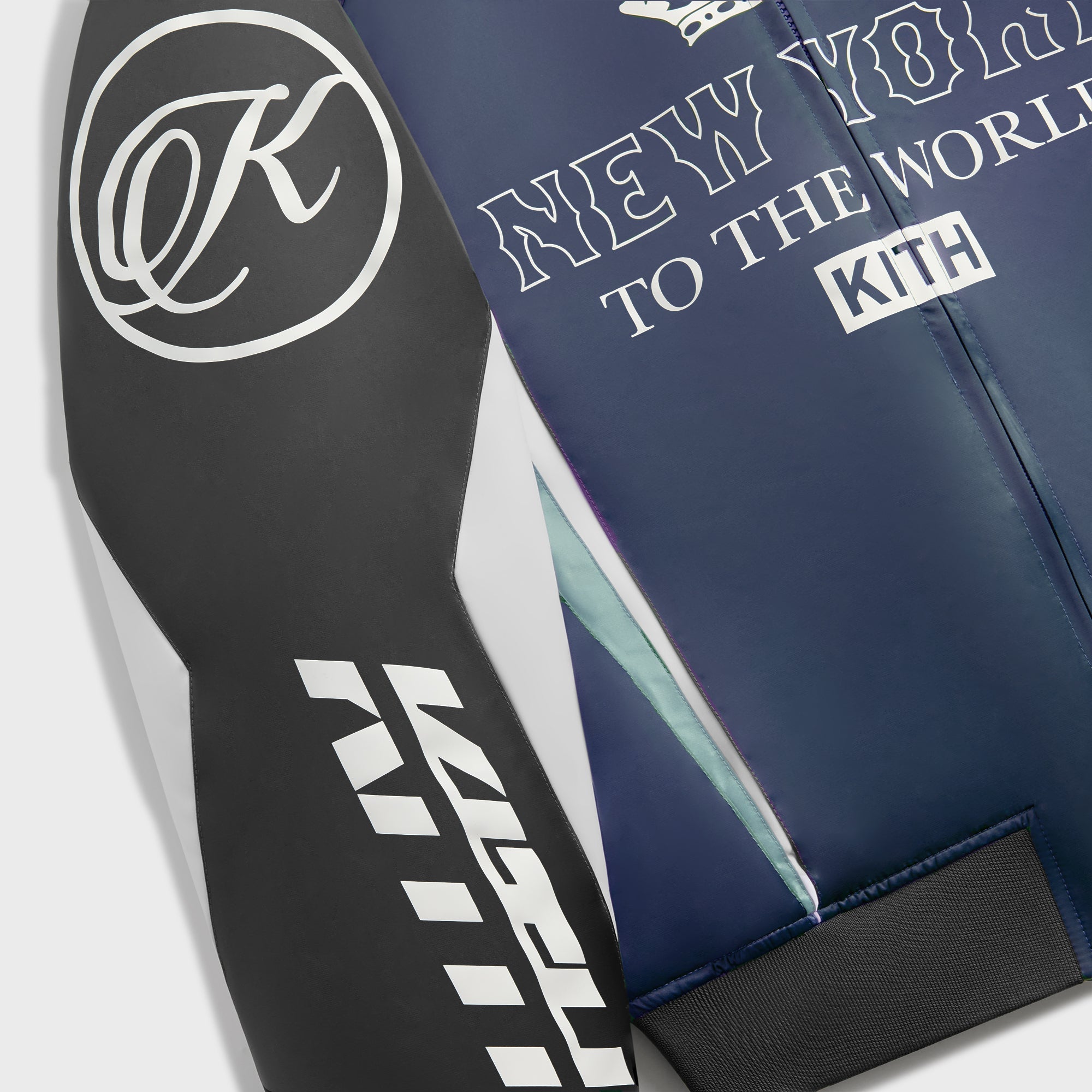 Kith Roy Racing Nylon Bomber Jacket - Nocturnal – Kith Canada
