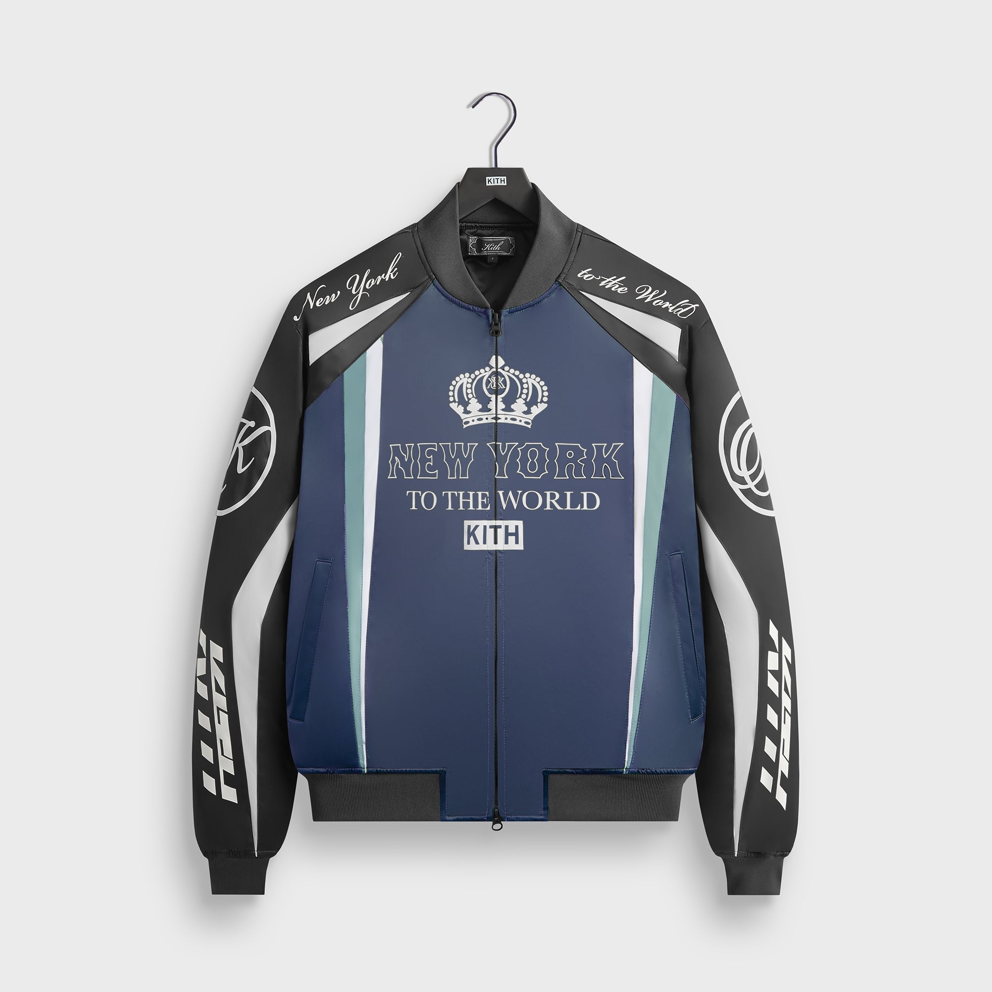Kith Roy Racing Nylon Bomber Jacket - Nocturnal – Kith Canada