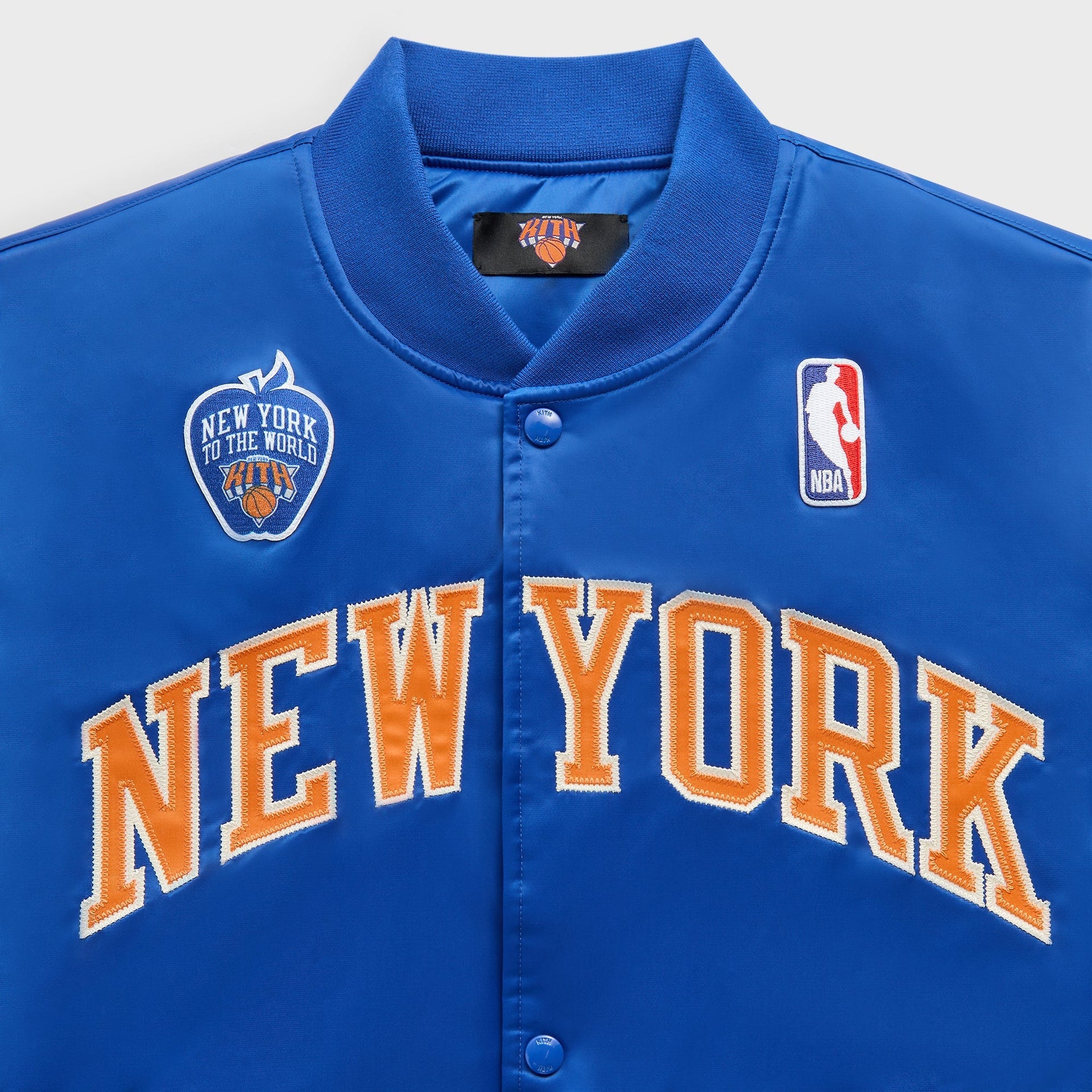 Kith for the New York Knicks Patrick Ewing Classic Satin Bomber Jacket - Current - PH
