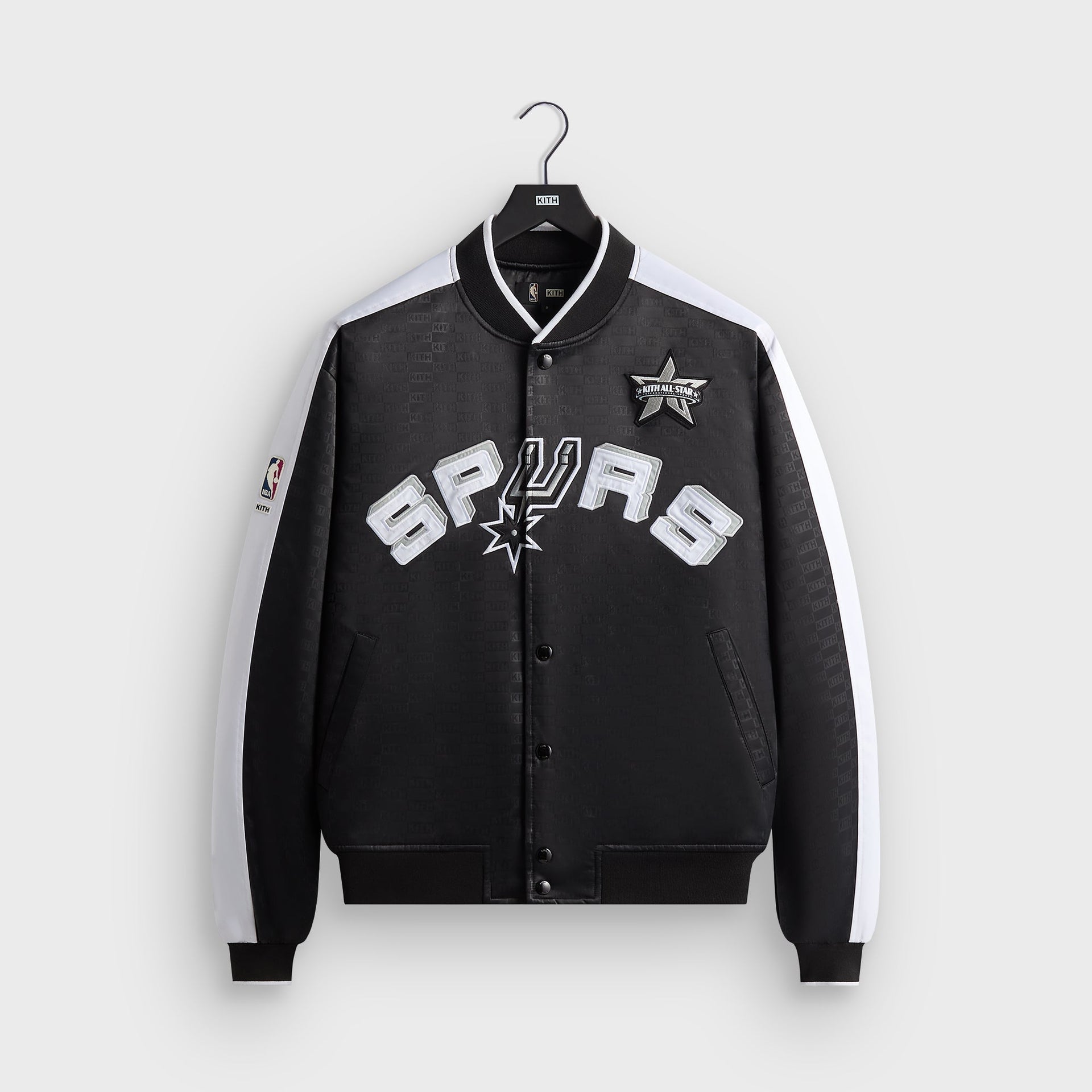 Kith for NBA All-Star San Antonio Spurs Bomber Jacket - Black - PH