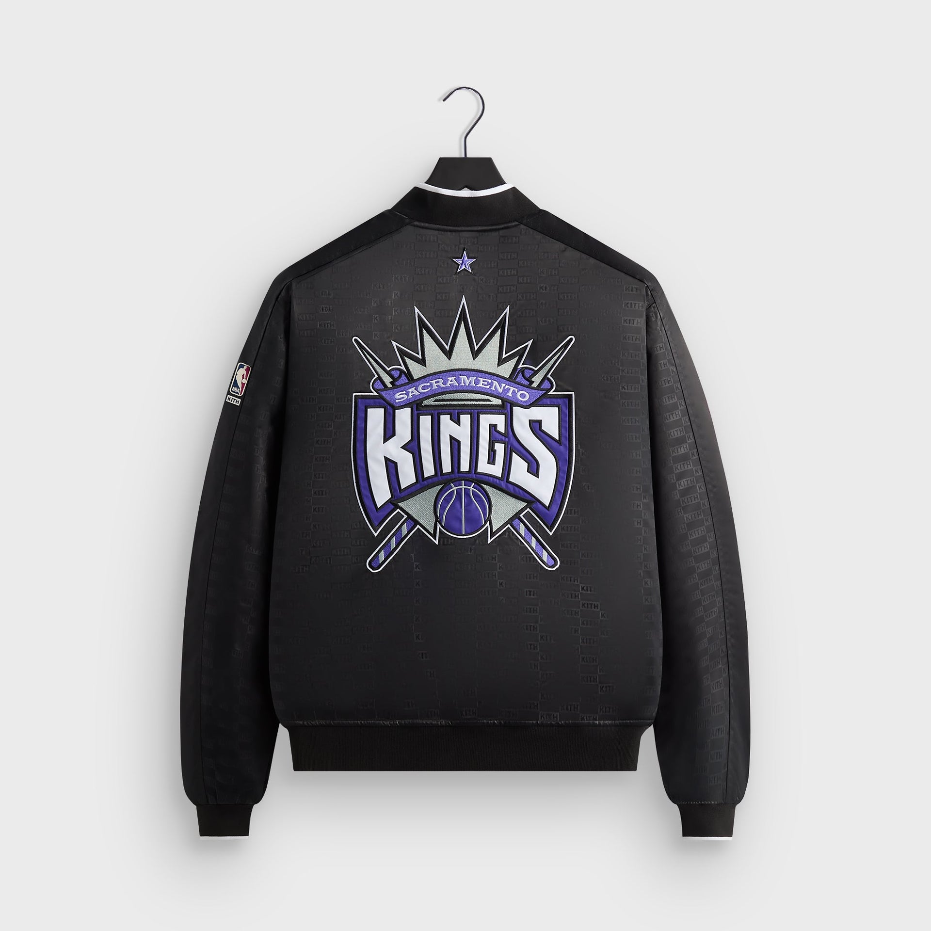 Kith for NBA All-Star Sacramento Kings Bomber Jacket - Black