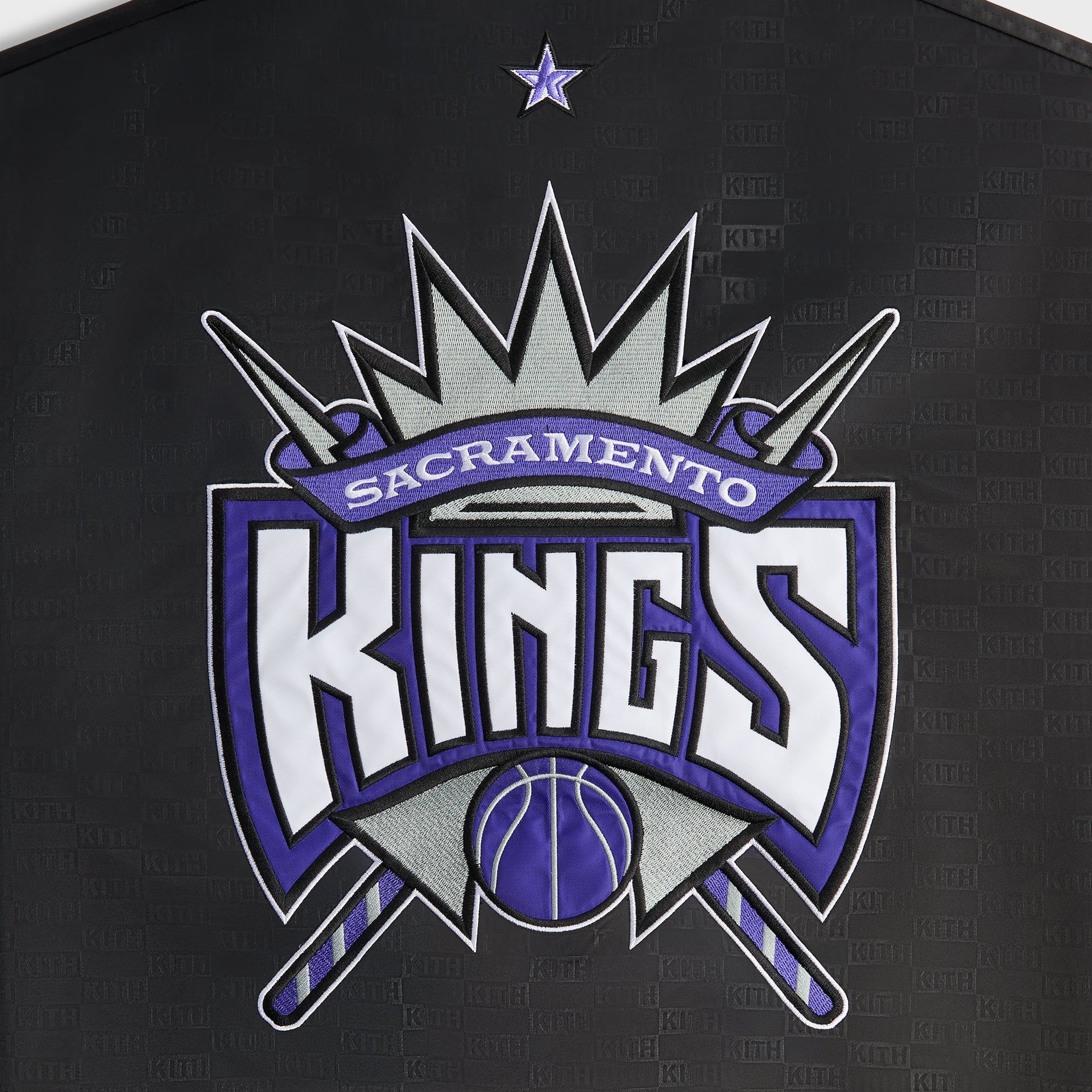 Kith for NBA All-Star Sacramento Kings Bomber Jacket - Black