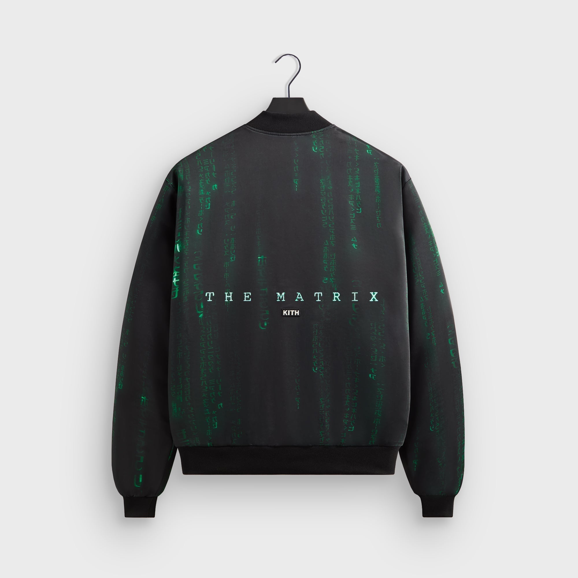 Kith for The Matrix Vance Satin Bomber Jacket - Black – Kith Canada