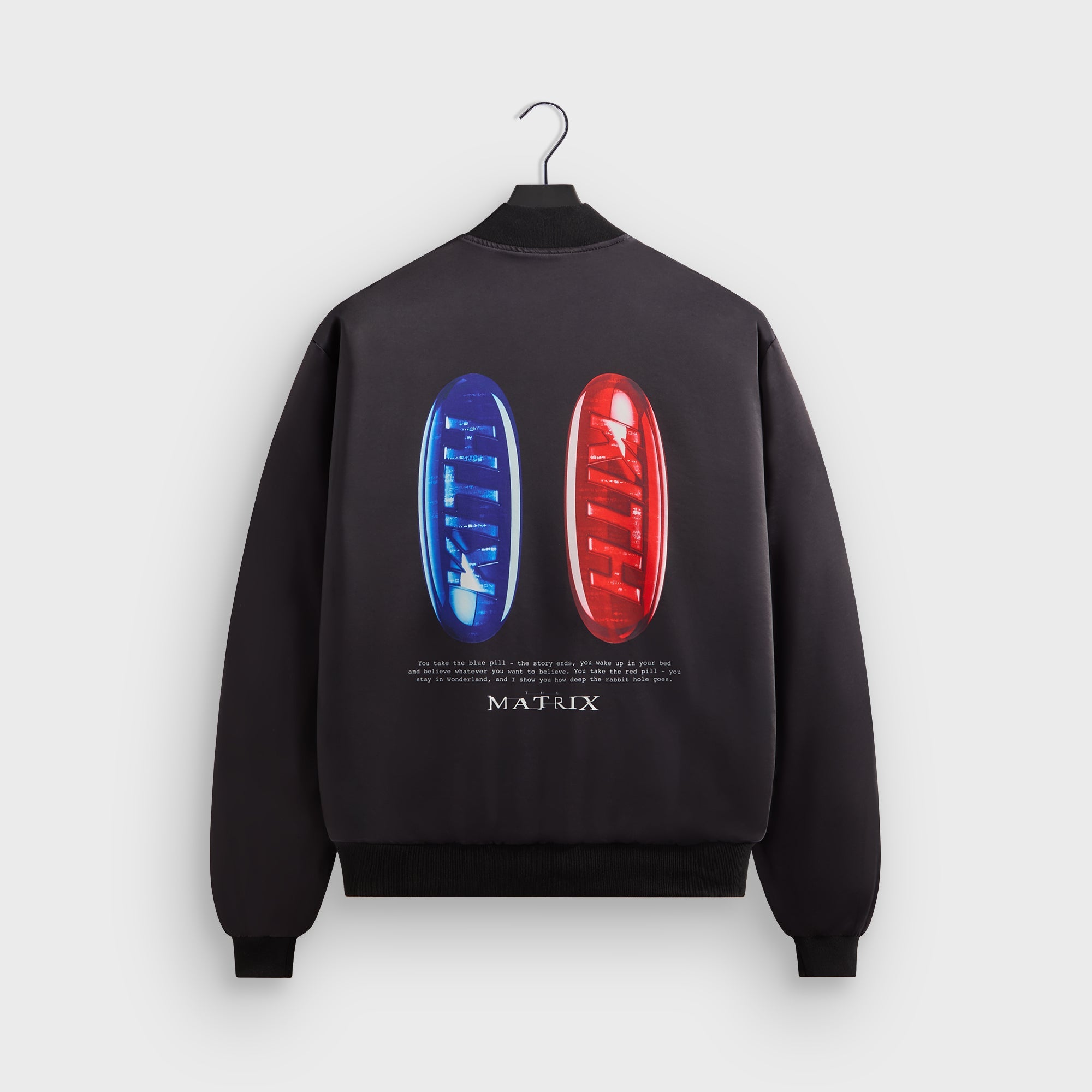 Kith for The Matrix Vance Satin Bomber Jacket - Black – Kith Canada Kith for The Matrix Vance Satin Bomber Jacket - Black – Kith Canada