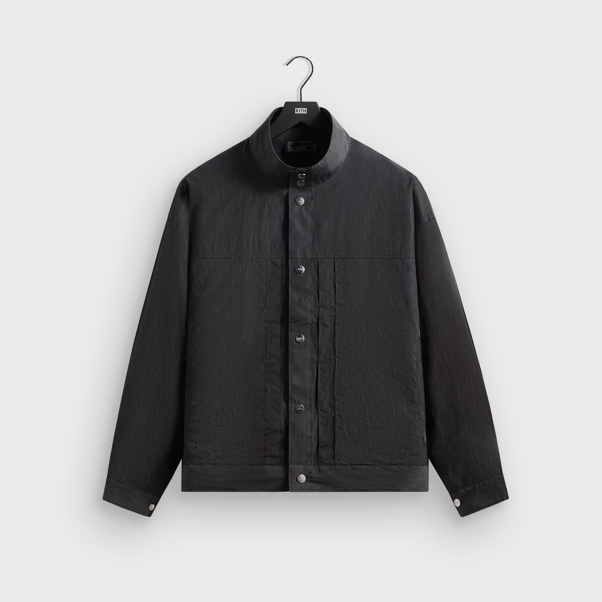ジャケット・アウター Kith Nylon Sporty Gi Jacket Size XL Kith Garment Dyed Wrinkle Nylon Alonzo Tech Jacket - Thunder
