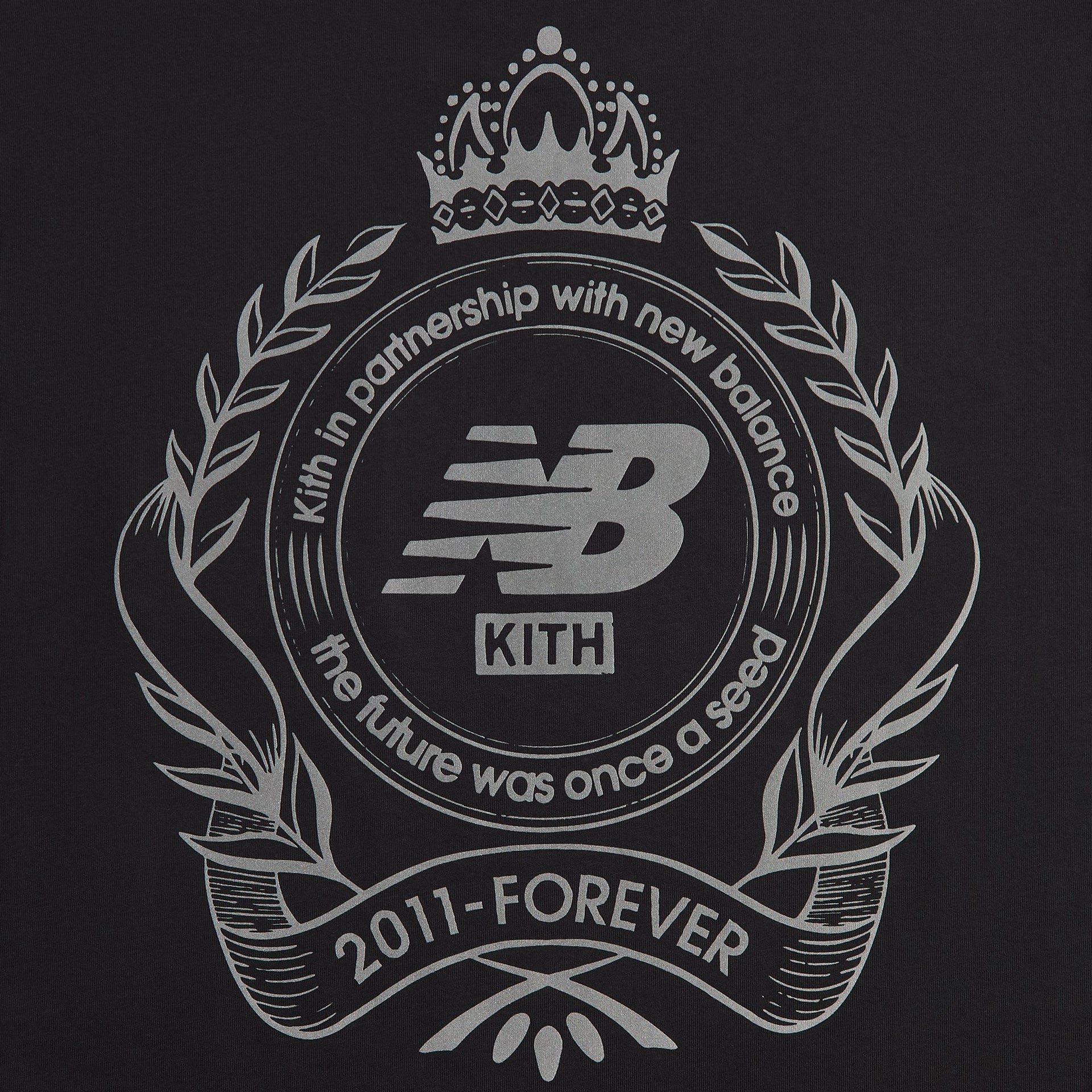 Kith & New Balance Crest Pocket Tee - Black