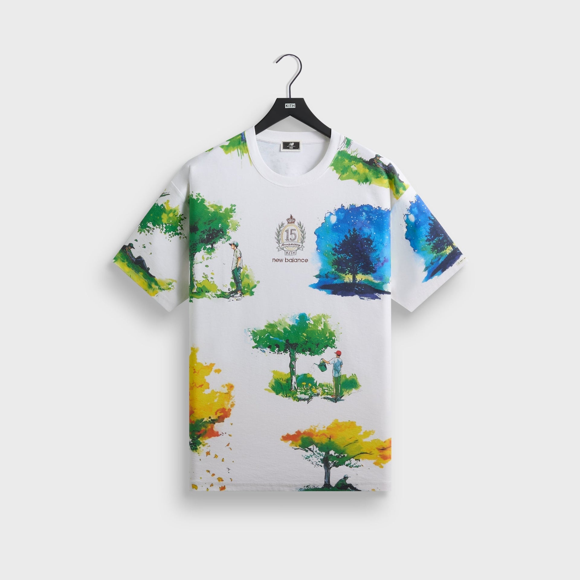 Kith & New Balance Watercolor Quinn Tee - White - PH