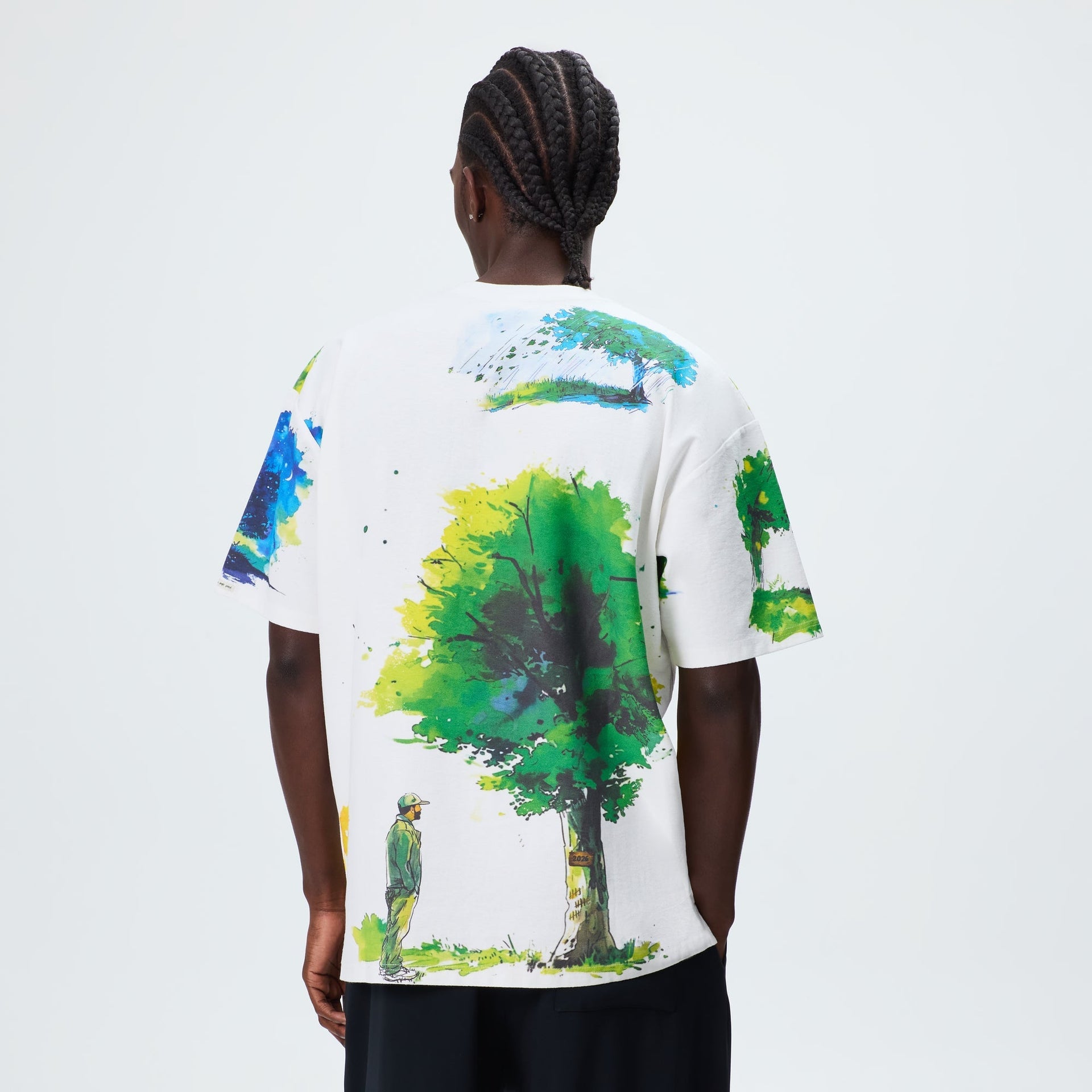 Kith & New Balance Watercolor Quinn Tee - White - PH