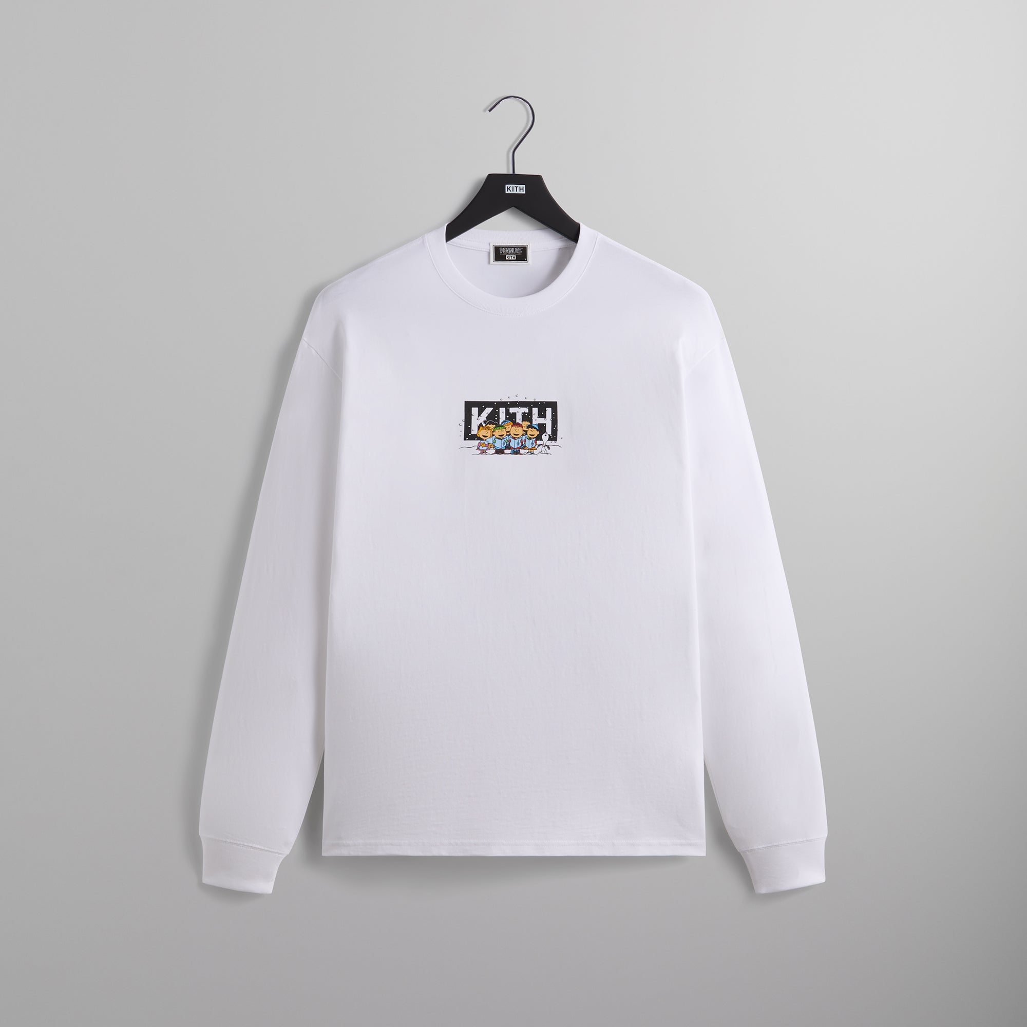 Kith for Peanuts Caroling Long Sleeve Tee - White PH – Kith Canada