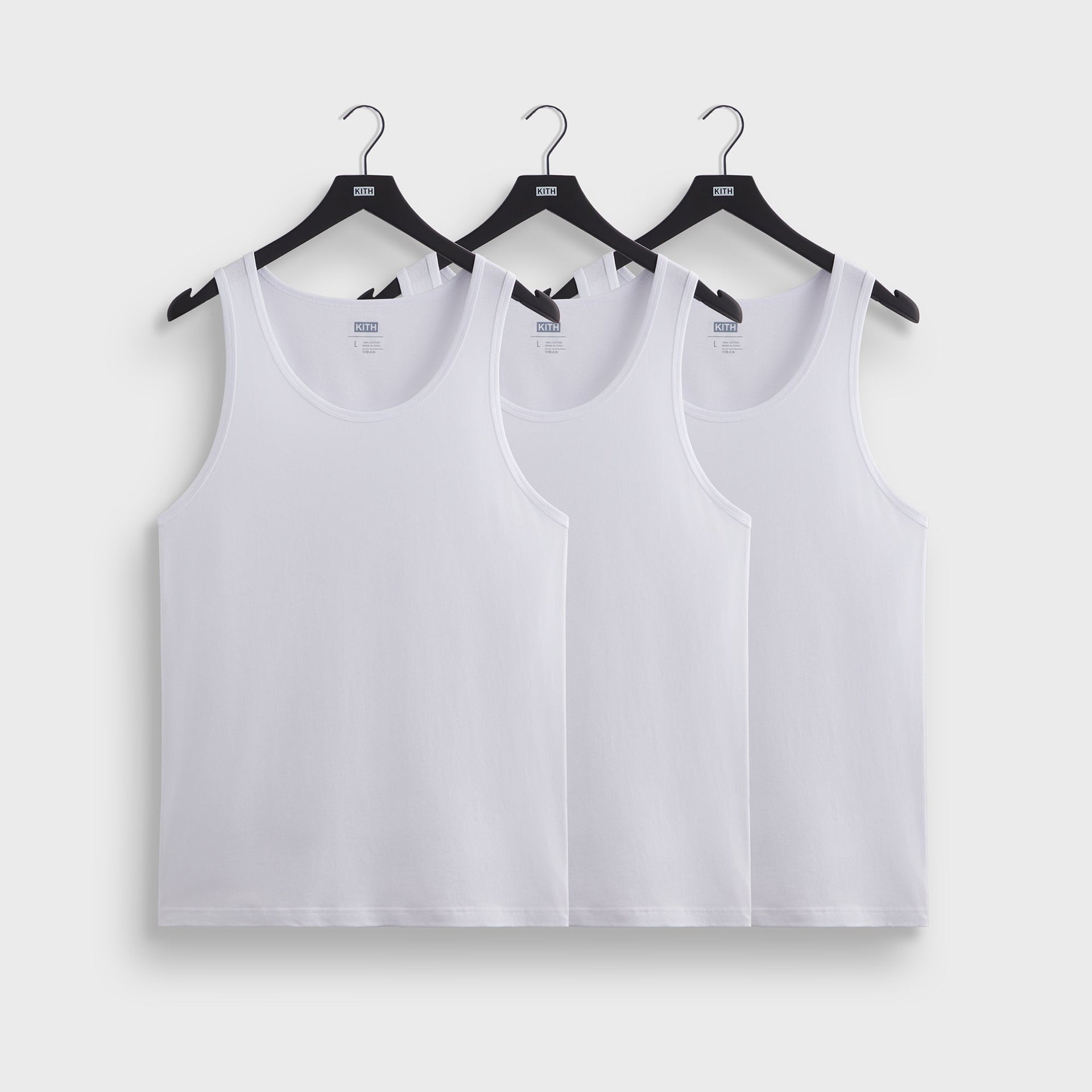 Kith 3inPack Spencer Tank in White