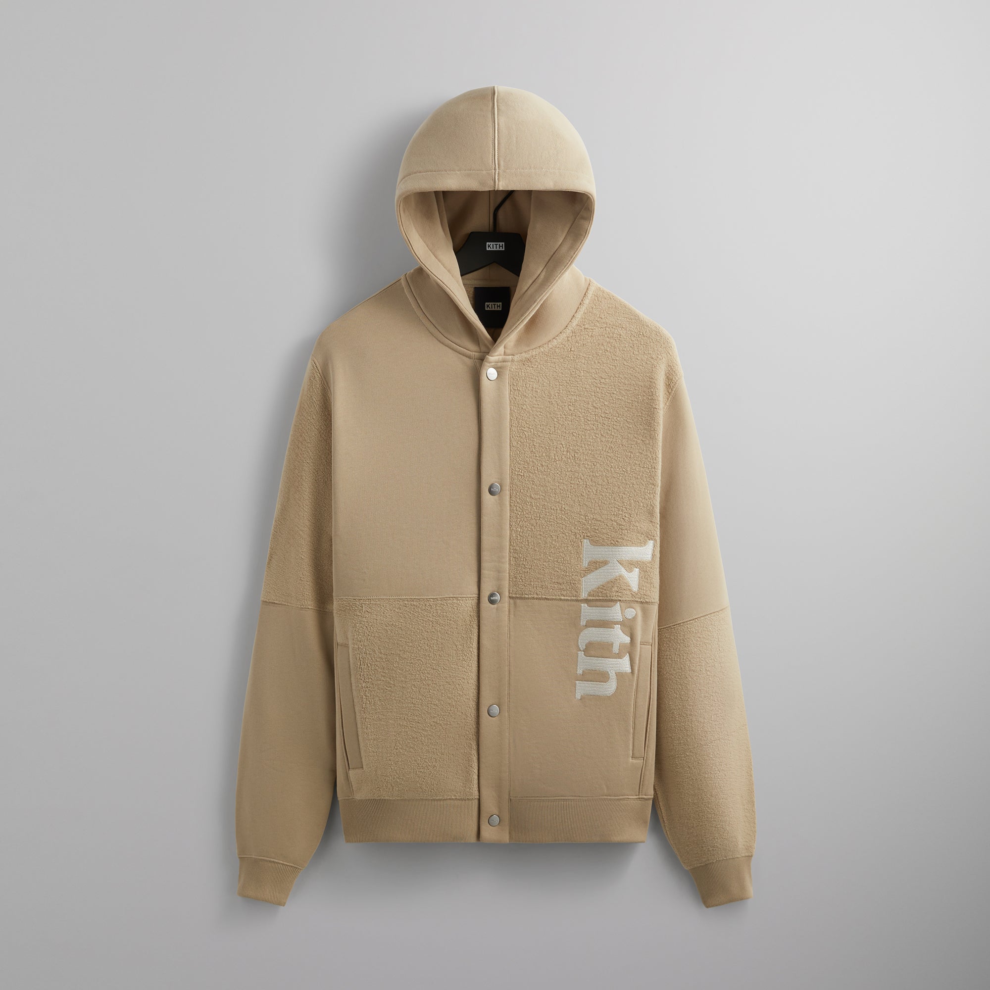 Kith Reverse Panelled Williams VI Hoodie - Canvas – Kith Canada