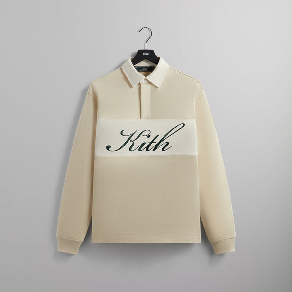 Kith Long Sleeve Rugby Polo - Veil – Kith Canada