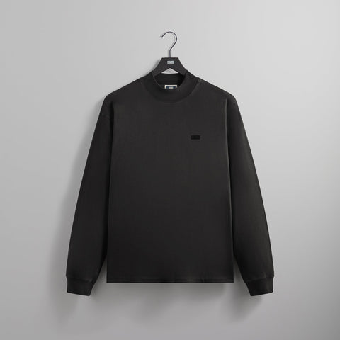 Kith Long Sleeve Mock Neck LAX Tee - Black
