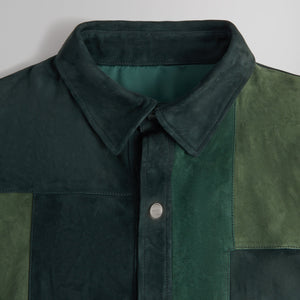 Kith Mixed Suede Apollo Shirt - Stadium