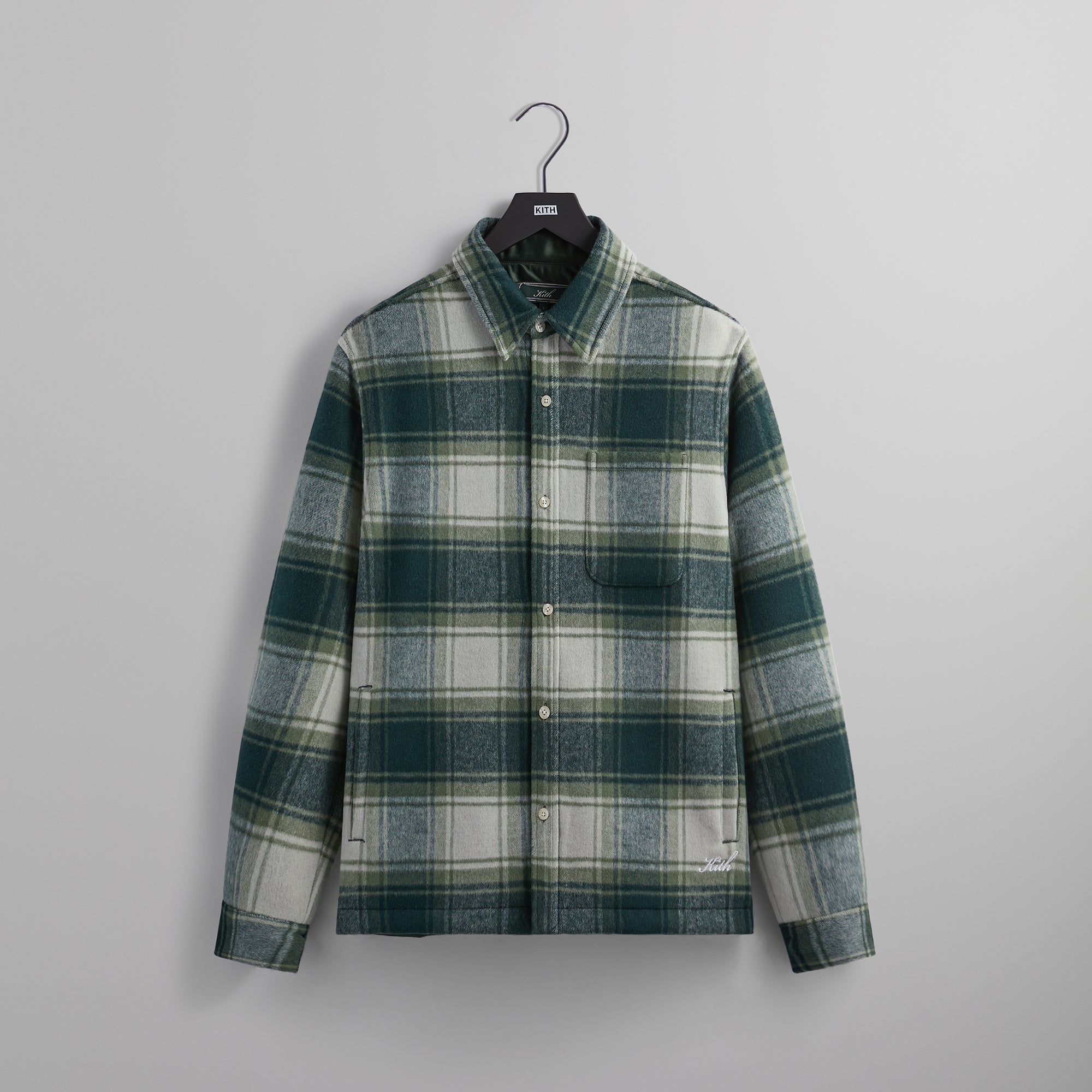 Kith Wool Ginza Shirt - Stadium – Kith Canada