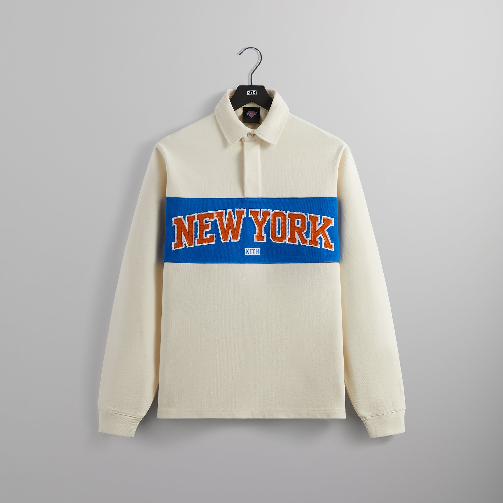Kith for the New York Knicks Long Sleeve Rugby Shirt - Silk – Kith