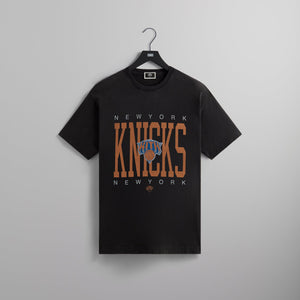 Kith for the New York Knicks Home Court Vintage Tee - Black