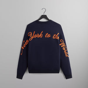 Kith for the New York Knicks NY to the World Nelson Crewneck - Nocturnal