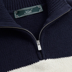 Kith Wyona Quarter Zip Sweater - Nocturnal