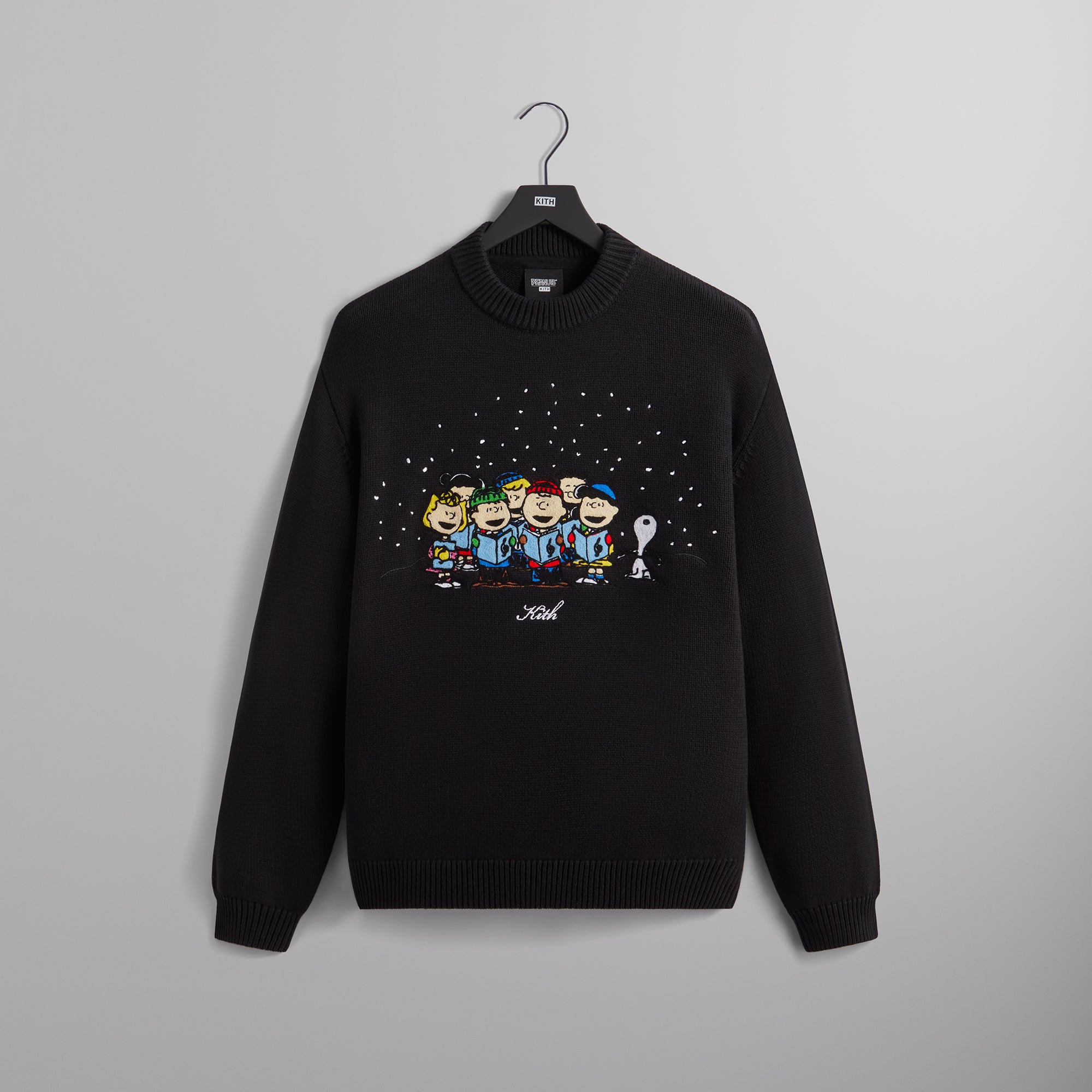 Kith for Peanuts Christmas Carol Sweater - Black – Kith Canada