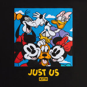Disney | Kith for Mickey & Friends Family Portrait Vintage Hoodie - Black