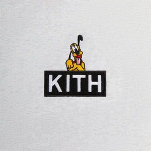 Disney | Kith for Mickey & Friends Cyber Monday Pluto Classic Logo Hoodie - Light Heather Grey