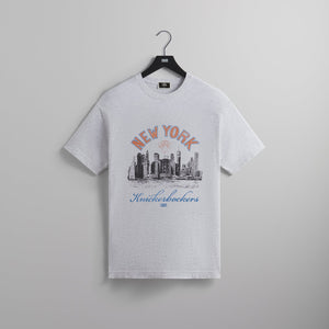 Kith for the New York Knicks Skyline Vintage Tee - Light Heather Grey