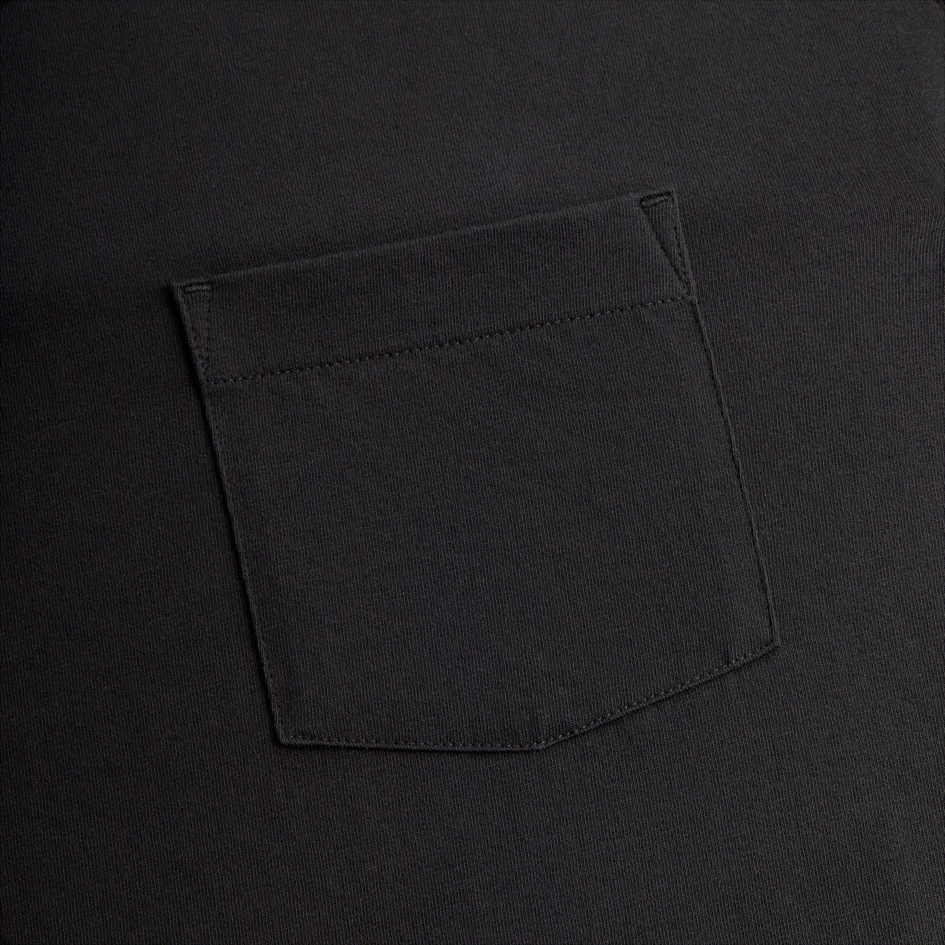 Kith Long Sleeve Leonard Pocket Tee - Black PH