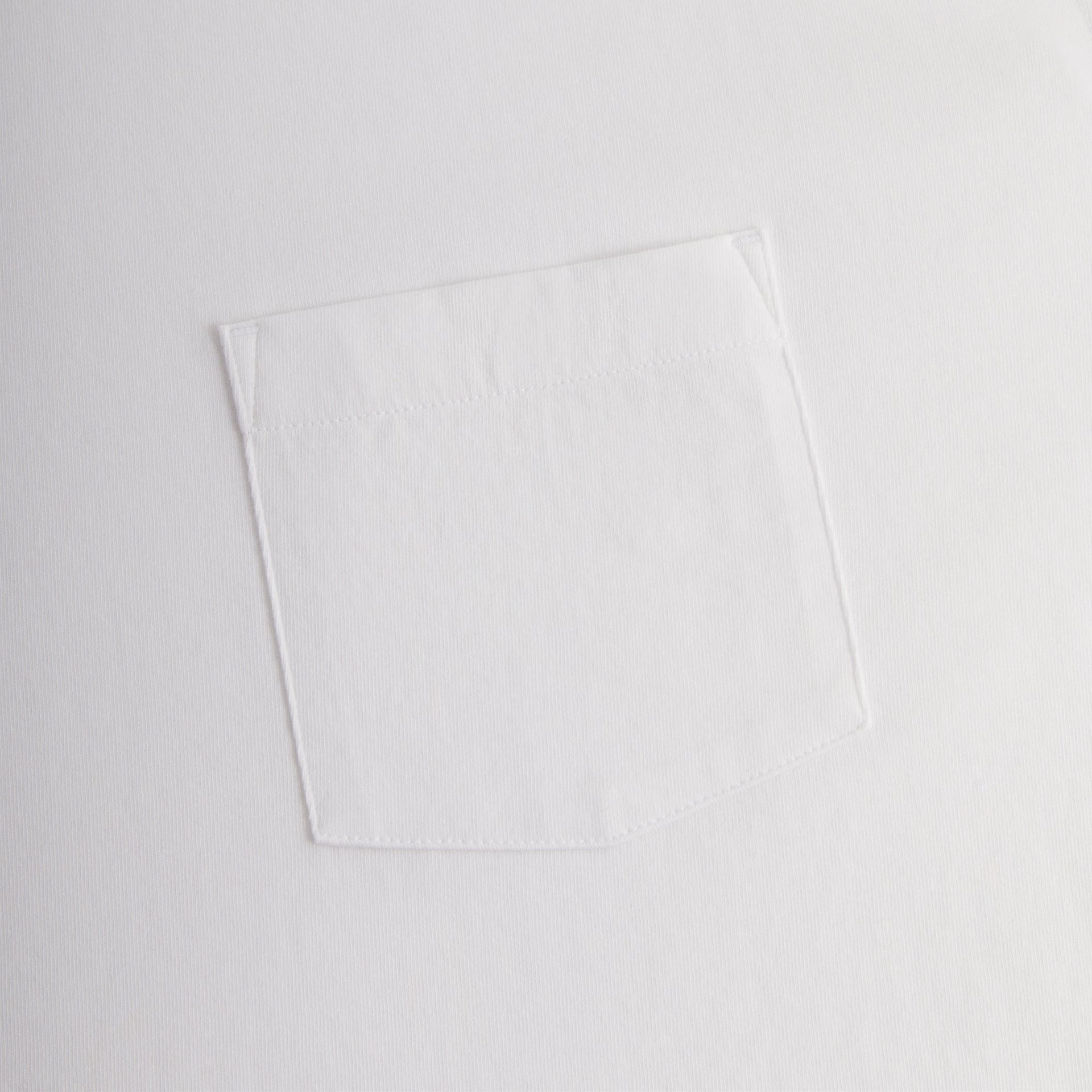 Kith Long Sleeve Leonard Pocket Tee in White