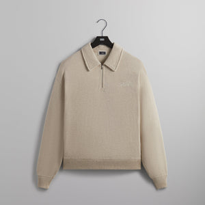 Kith Nelson Quarter Zip Rugby - Sandy Heather