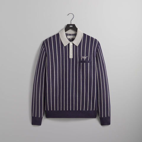 Kith Harmon Rugby Pullover Sweater - Nocturnal Heather