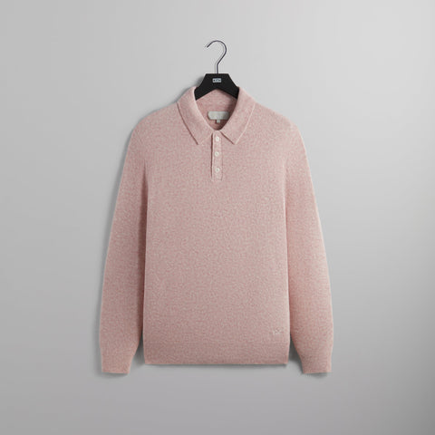 Kith Boucle Harmon Rugby Pullover Sweater - French Pink