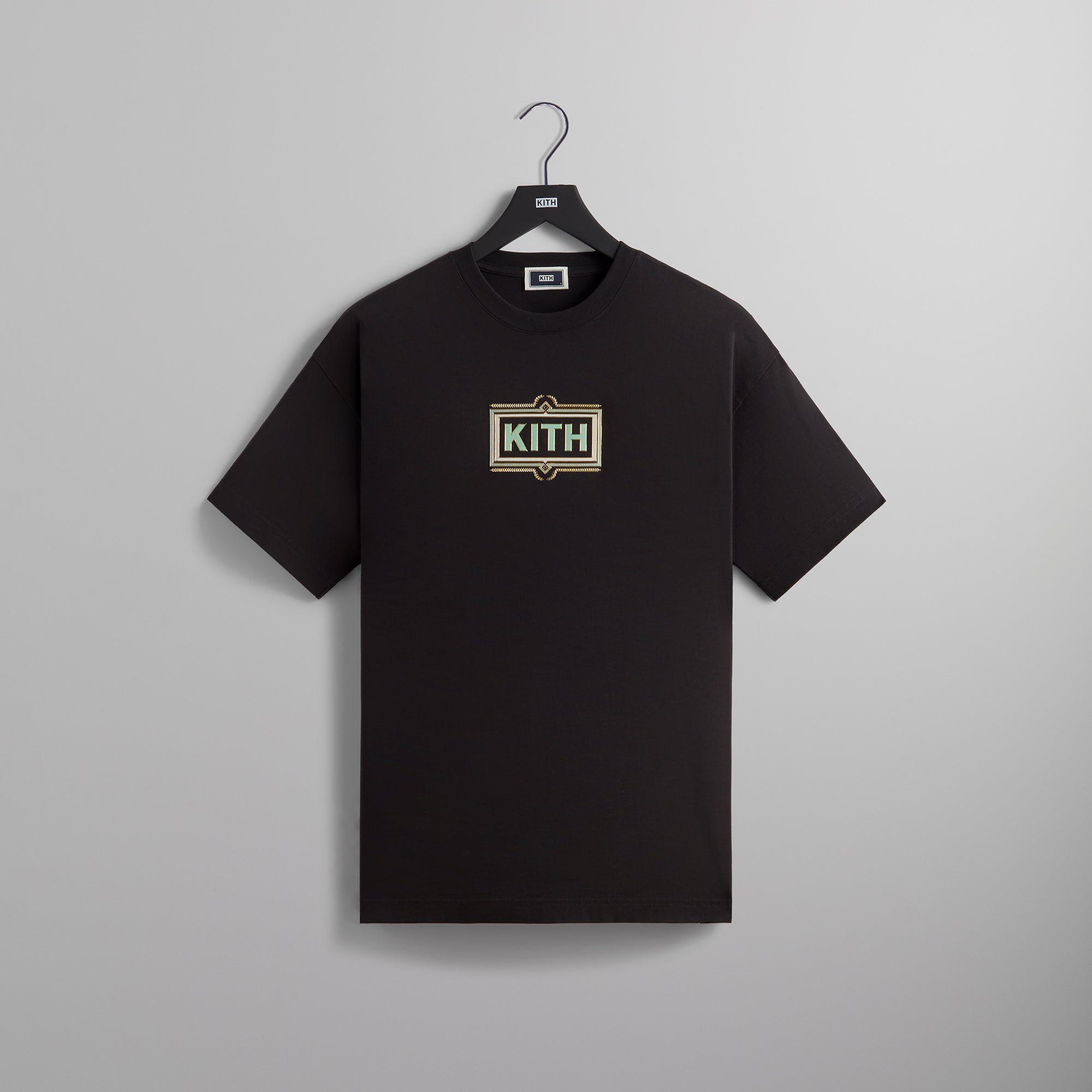 Kith Ornate Classic Logo Tee - Black – Kith Canada