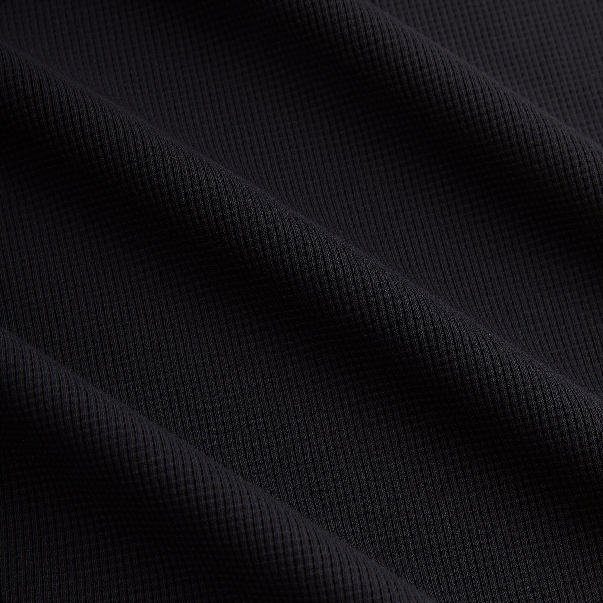 Kith Micro Waffle Drew Polo - Black – Kith Canada