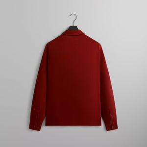 Kith Sueded Sateen Boxy Collared Overshirt - Almandine PH