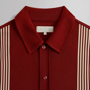 Kith Sueded Sateen Boxy Collared Overshirt - Almandine PH