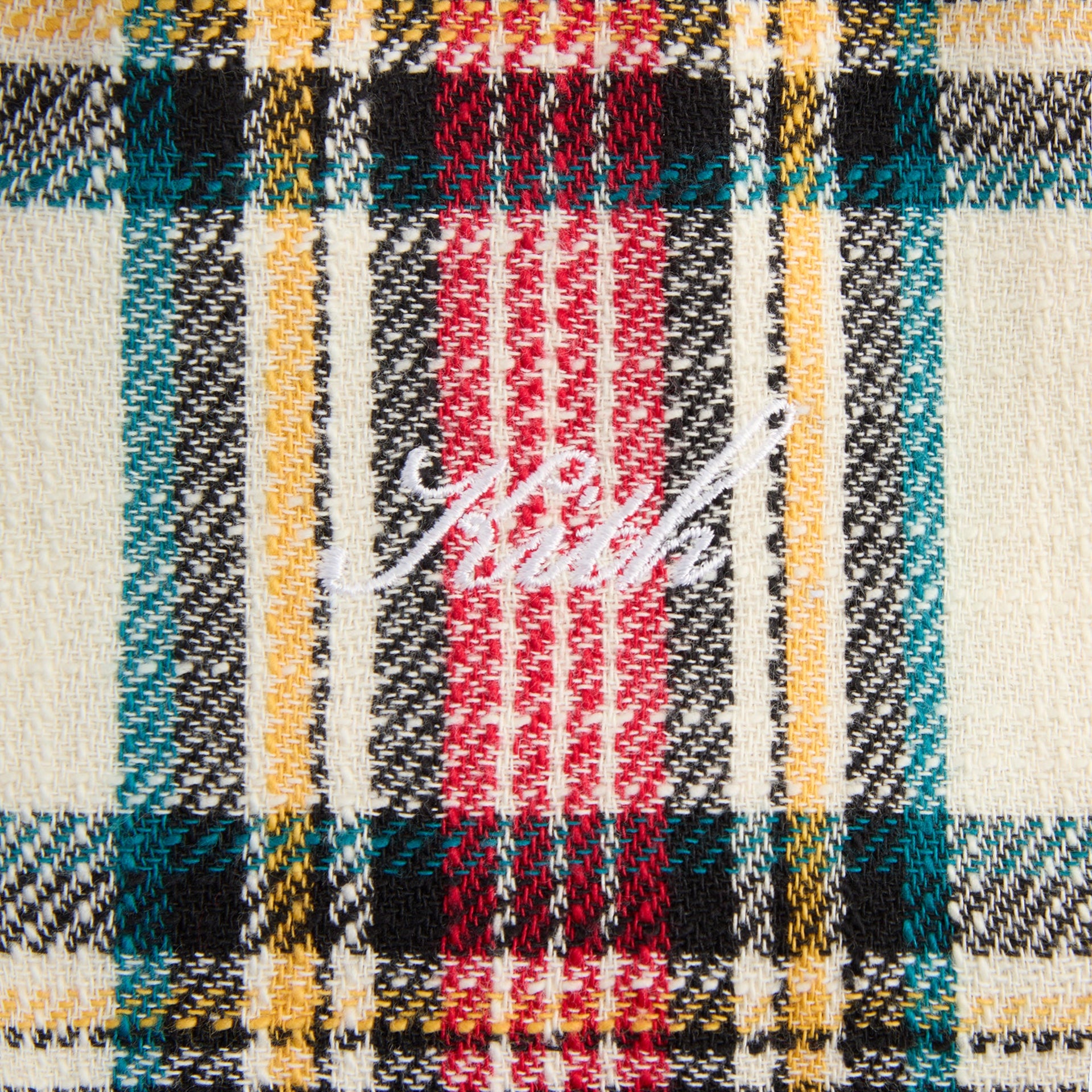 Kith Plaid Karter Long Sleeve Gi - Fame