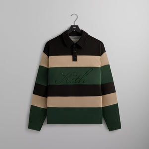 Kith Stripe Microsuede Tanner Pullover - Black