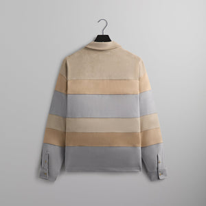 Kith Stripe Microsuede Tanner Pullover - Sandrift PH