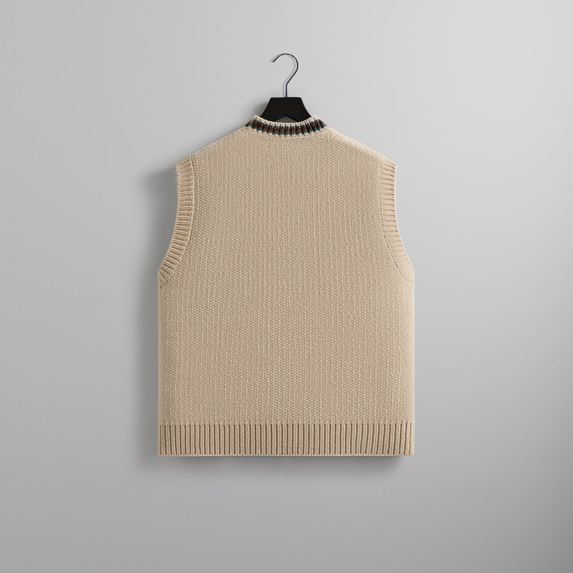 Kith Button Front Reuben Sweater Vest - Sandrift