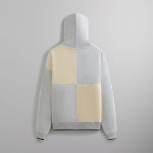 Kith Panelled Nelson Hoodie - Light Heather Grey PH